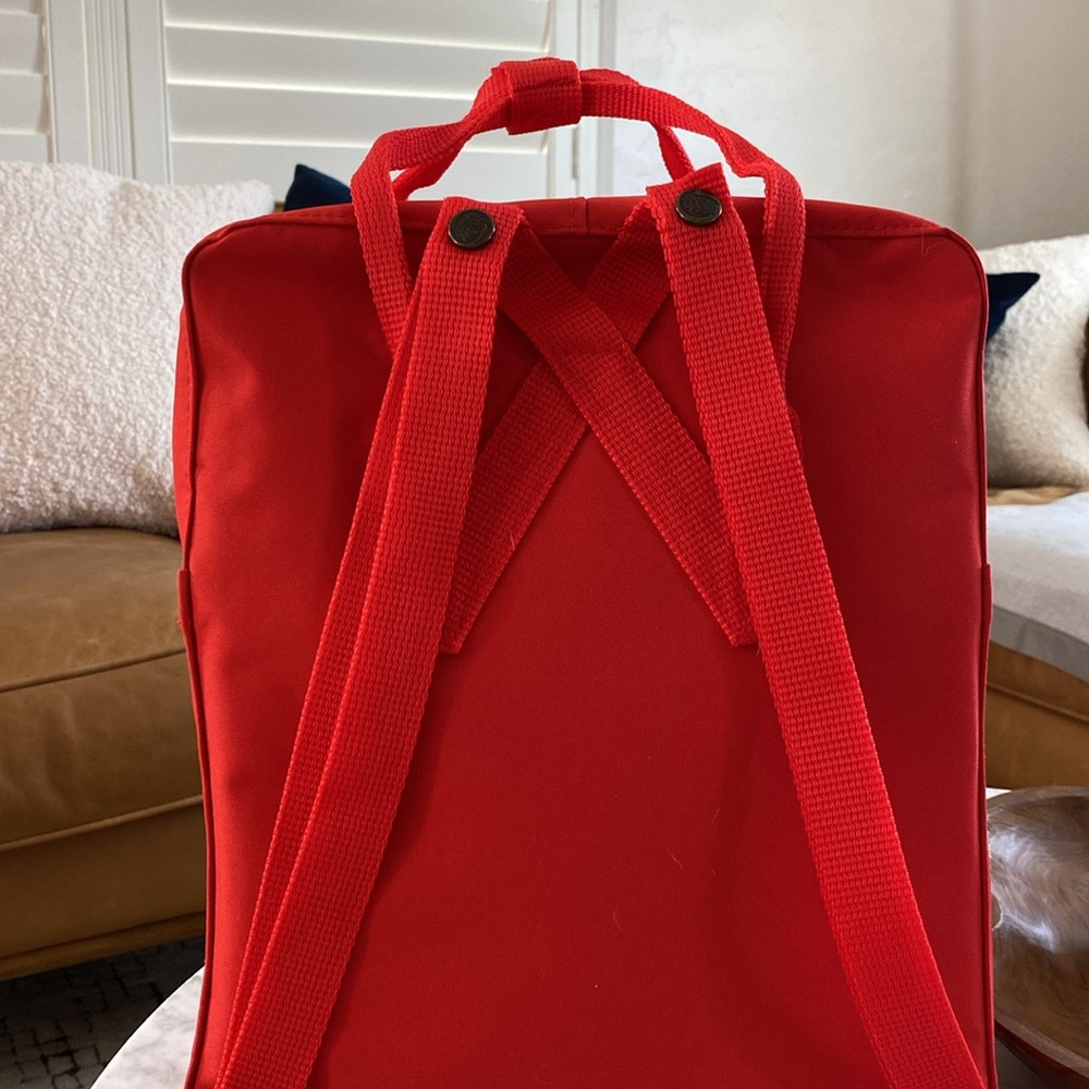 Kånken Red Backpack - Picture 4 of 6